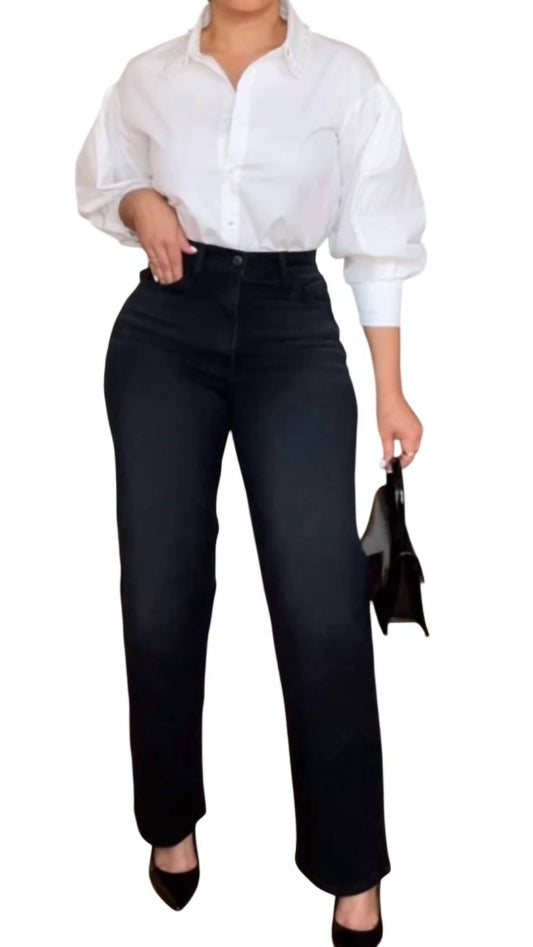 Gracia - Pearl Collar Top