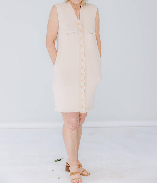 Été Noir - Button Up Mini Dress