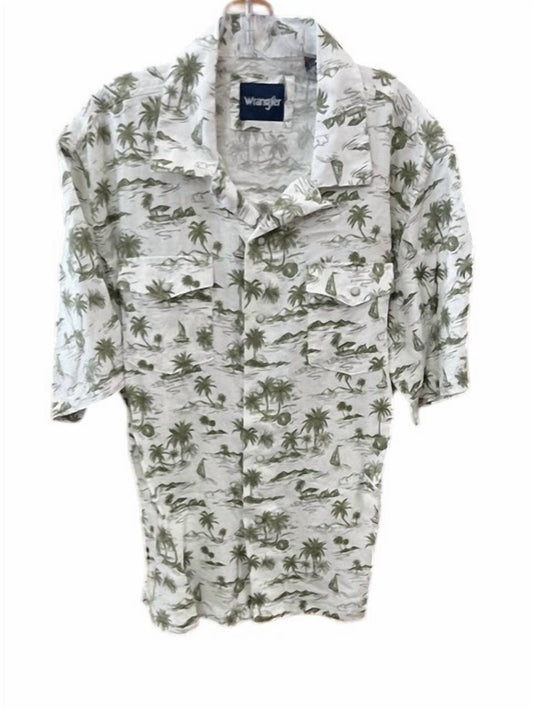 Wrangler - Men's Short sleeve snap front shirt