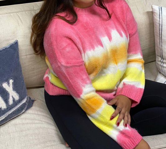 Multi Colored Tie Dye Sweater