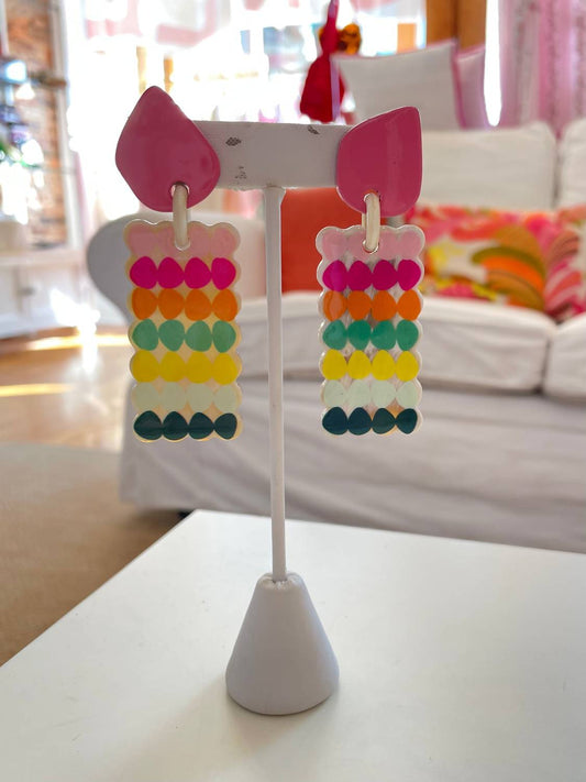 Sunshine Tienda - Women's Colorful Atlantic Cabana Earrings