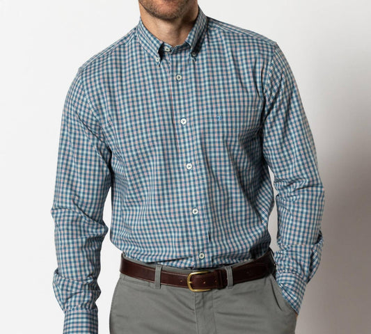 Duck Head - Fallon Plaid Performance Poplin Sport Shirt