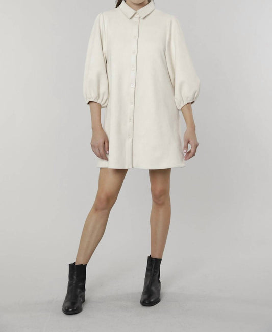 Dolce Cabo - Everywhere Leather Dress with Puff Sleeves