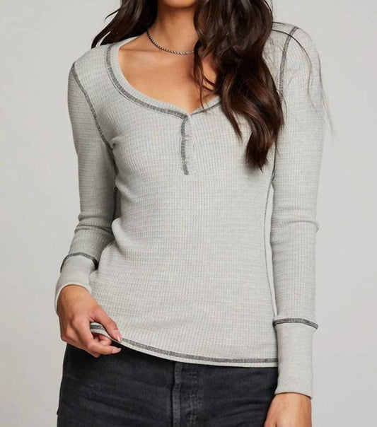 Chaser - Long Sleeve Henley Top