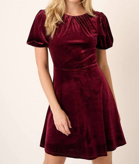 Mittoshop - Velvet Mini Dress