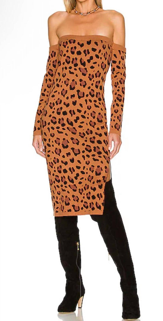 L'Agence - Women's Felicia Off The Shoulder Knit Dress