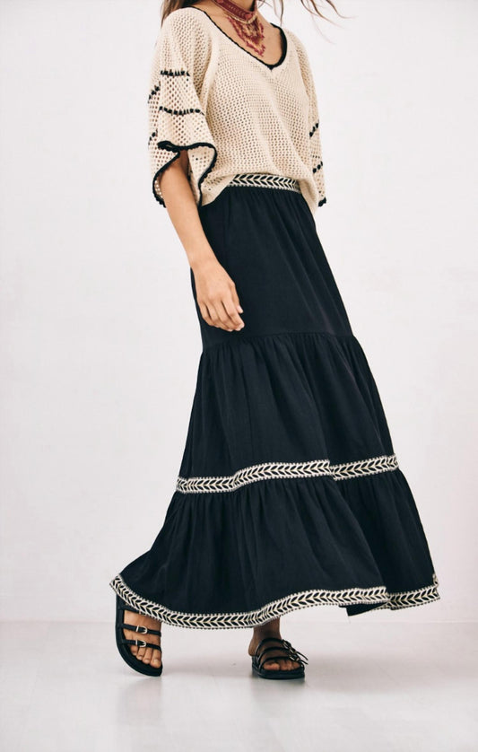 Mint Exclusives - Naka Embroidered Maxi Skirt