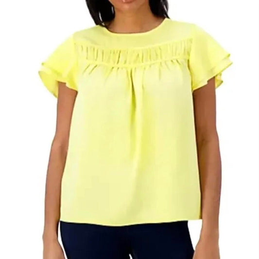 Candace Cameron Bure - Bure Top Ruffle Shirt