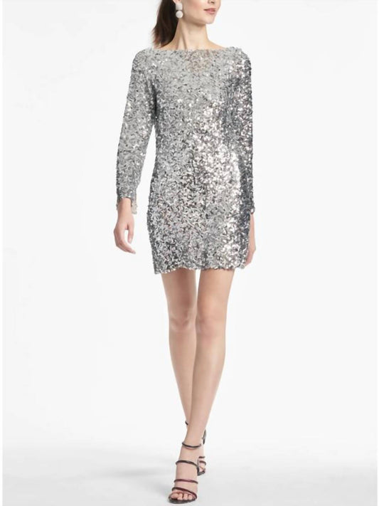 Sachin & Babi - Cameron Sequin Cowl Back Mini Dress