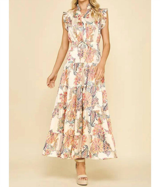 Thml - Floral Print Tiered Maxi Dress