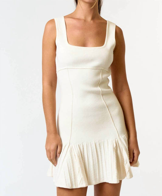 Blue Blush - Tennis Sweater Dress