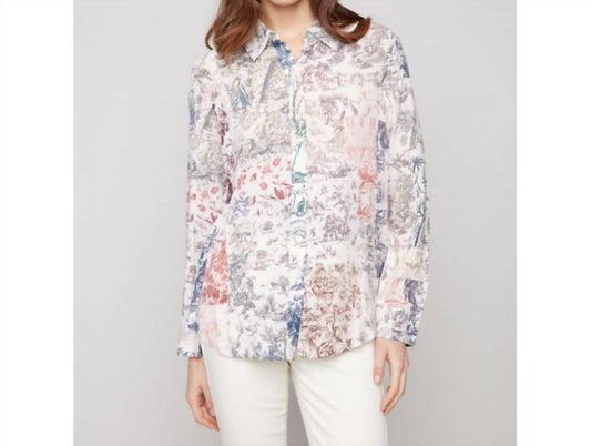 Charlie B - Printed Button Up Shirt