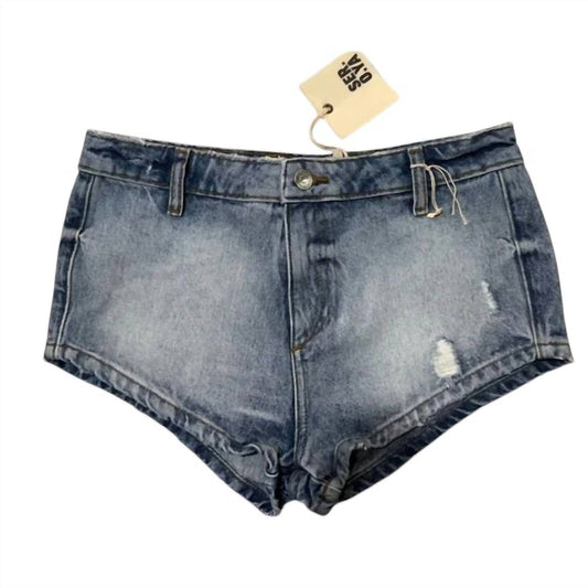 Ser.O.Ya - Women's Nancy Micro Denim Shorts