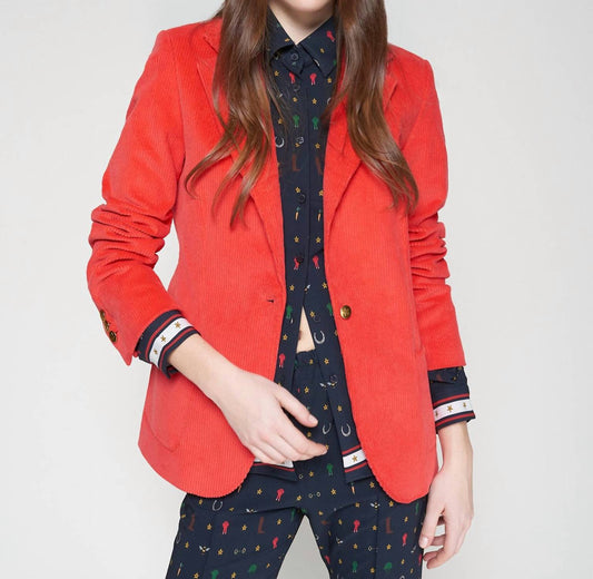 Vilagallo - Textured Corduroy Blazer