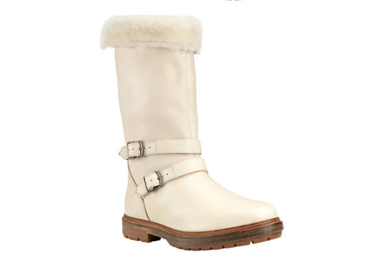 Timberland - Women's Riley Flair Waterproof Pull On Fur Lining Leather Boots