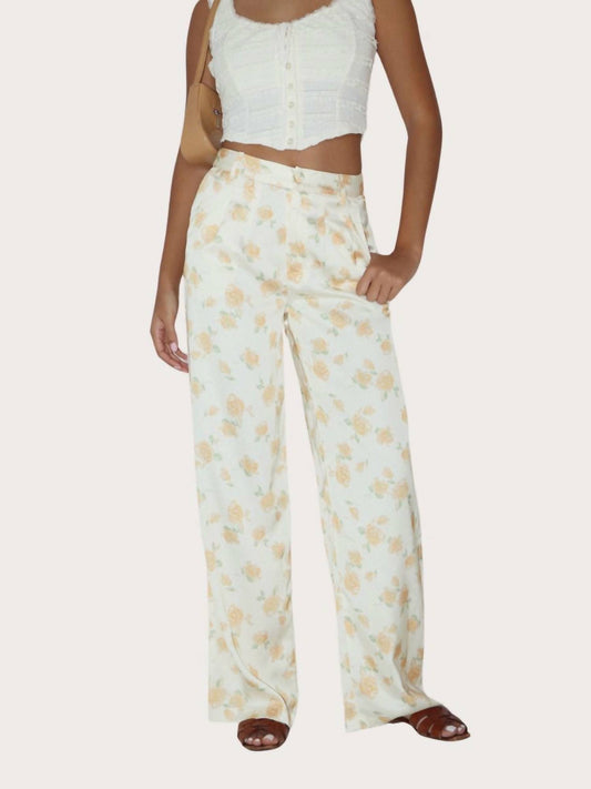 Bailey Rose - Luna Floral Satin Pants