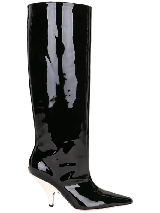 Bally - Women's Kika Patent Leather Knee High Boots