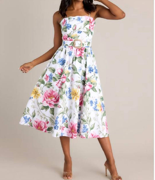 Prosperina - Colette Belted Midi Dress