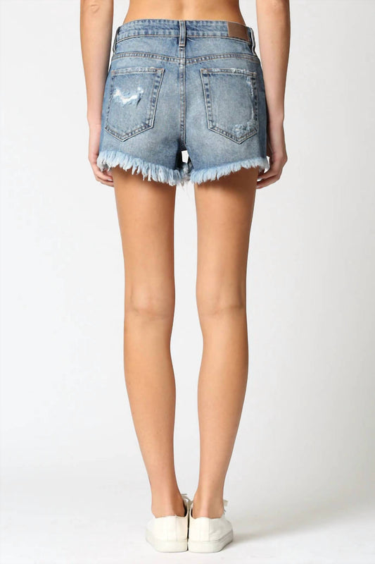 Hidden - Sofia Ultra Distressed Shorts