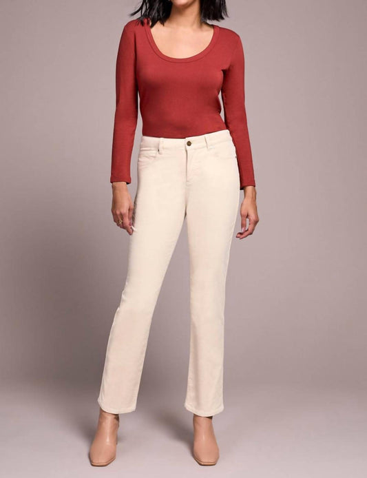 Tribal - Straight Leg Stretch Corduroy Pant