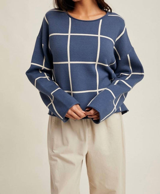 Wishlist - Grid Drop Sweater