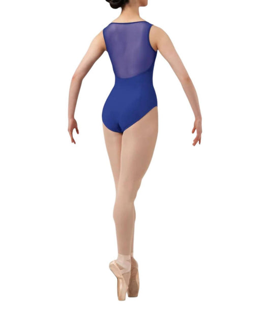Bloch - Mirella Marine Chevron Mesh Back Leotard