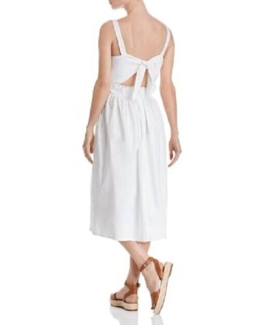 Aqua - Summer Back Tie Midi Dress