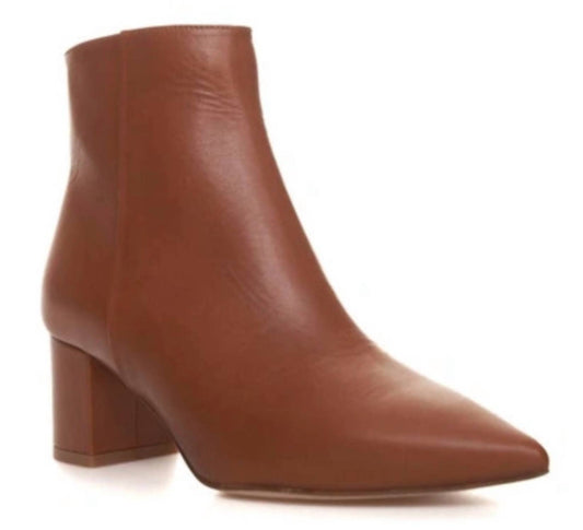 L'Agence - Women's Jeanne Pointed Toe Genuine Leather Boot
