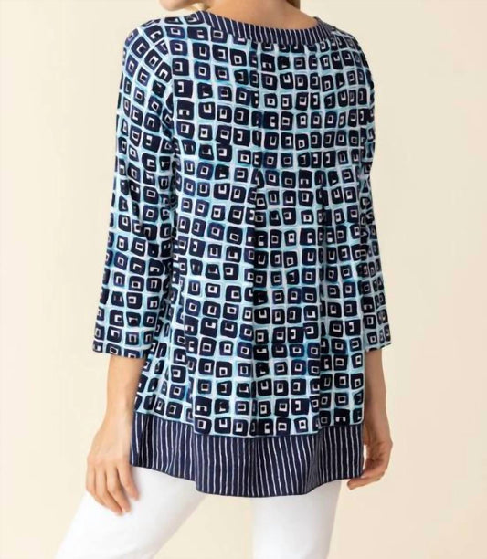 Habitat - Core Travel Mix Pleat Back Tunic Top