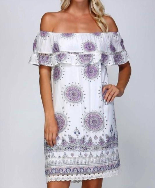 Listicle - Mandala Medallion Cotton Sun Dress