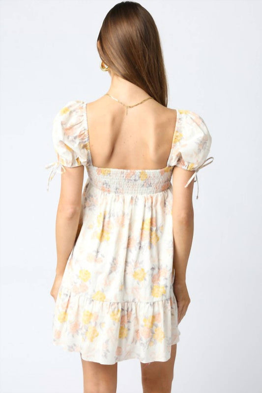 Olivaceous - Peyton Baby Doll Dress