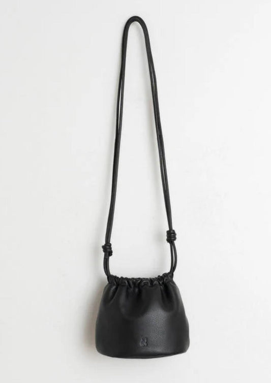 Indi & Cold - Women's Gathered Leather Bag