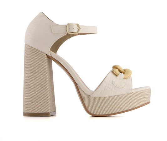 Andrea - Women's Ankle Strap Heeled Sandal