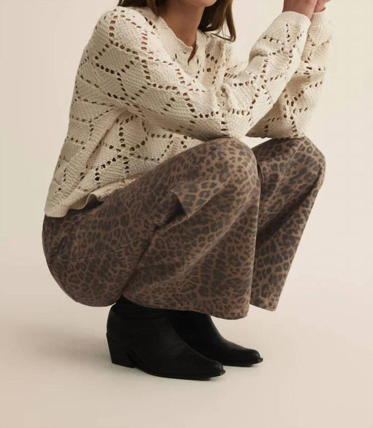 Z Supply - Women's Marli Denim Leopard Pant