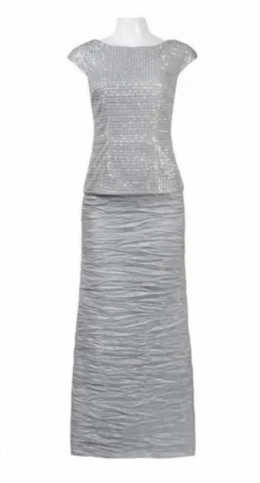 Alex Evenings - Women's Long Embroidered Wedding Dress