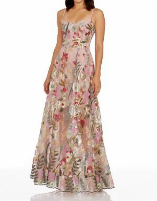 Dress The Population - Umalina Sequin Embroidered Gown