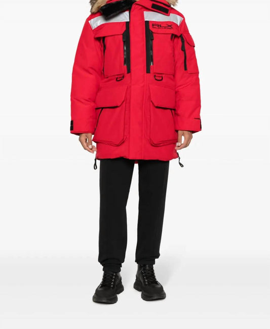Ralph Lauren - Faux Fur Trim Water Repellent Parka Jacket