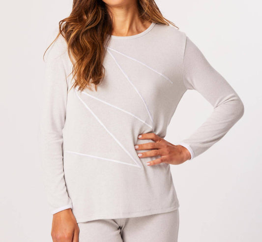 French Kyss - Zig Zag Long Sleeve Sweater