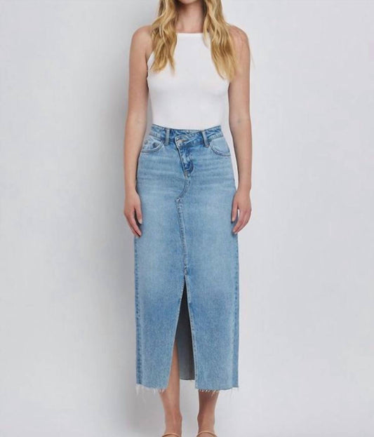 Vervet By Flying Monkey - Claudia Criss Cross Midi Skirt