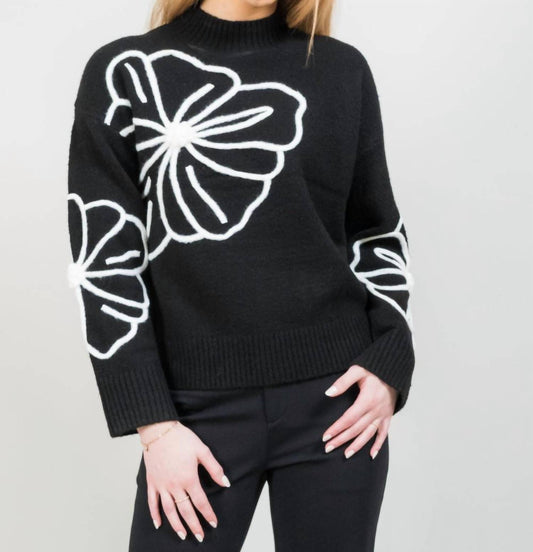 Lisette - Poppy Embroidered Sweater