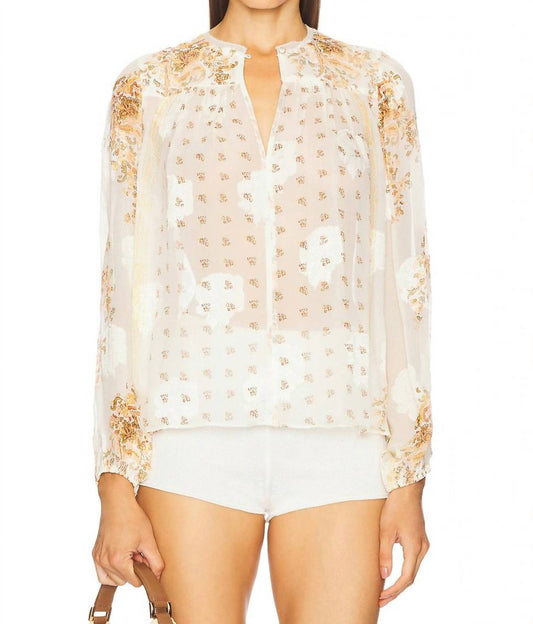 Ulla Johnson - Aster Long Sleeve Floral Blouse