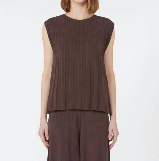 Weekend Max Mara - Antiope Knit Plisse Pleat Top