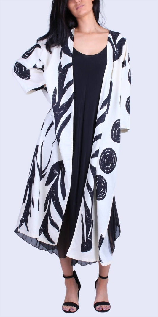 Gigi Moda - Esotico Long Linen Duster