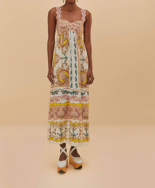 Farm Rio - Maritime Magic Sleeveless Maxi Dress