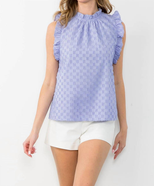 Thml - Abby Ruffle Sleeve Textured Top