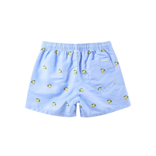 Oas - Kids' Lemon Swim Shorts With Drawstring Tie