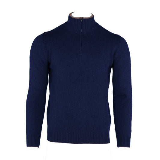 Seaward & Stearn - Men's Merino Wool Quarter Zip Sweater