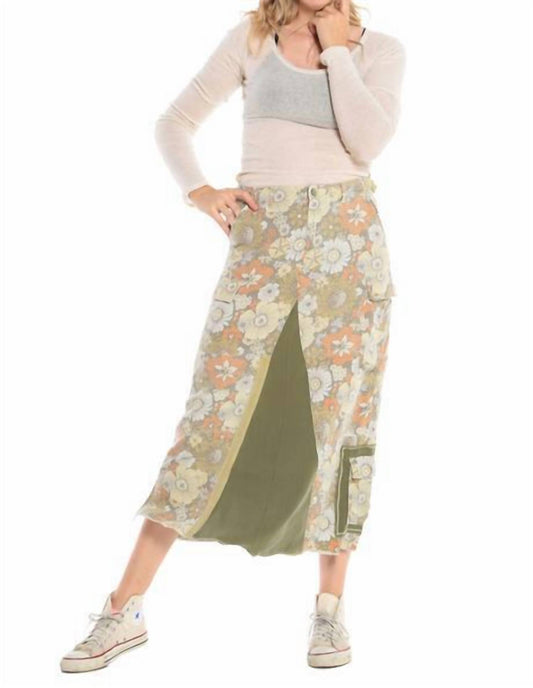 Danang - Military Maxi Skirt