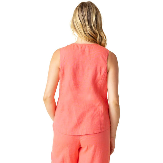 Habitat - Linen Solid Freshen Up Tank Top