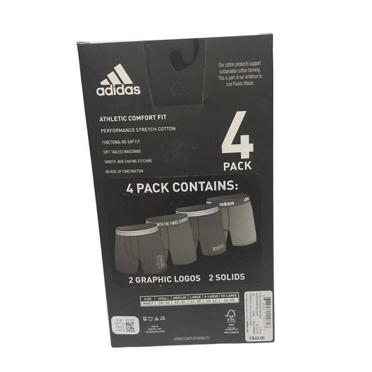 Adidas - Men's 4 Pack Boxer Brief